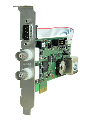 TCR180PEX : IRIG Klocka och generator för datorer (PCI Express)